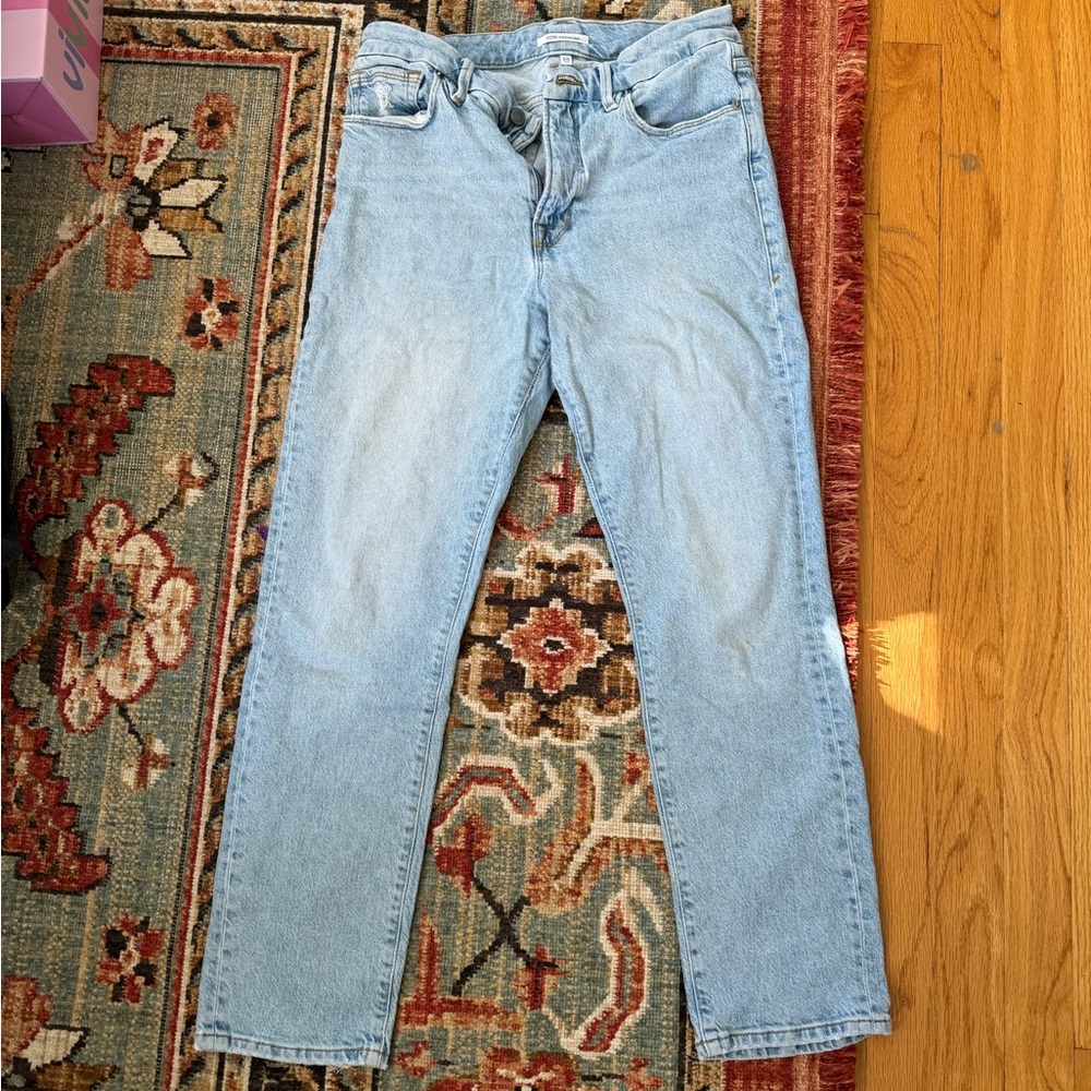 Good American Light Blue Women Jeans